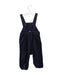A Navy Long Overalls from Petit Bateau in size 12-18M for girl. (Back View)