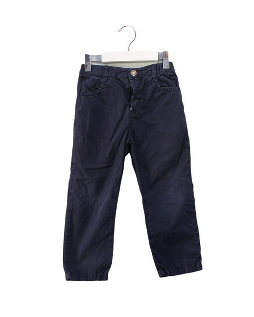 A Navy Casual Pants from Thomas Brown in size 3T for boy. (Front View)