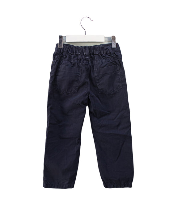 A Navy Casual Pants from Thomas Brown in size 3T for boy. (Back View)