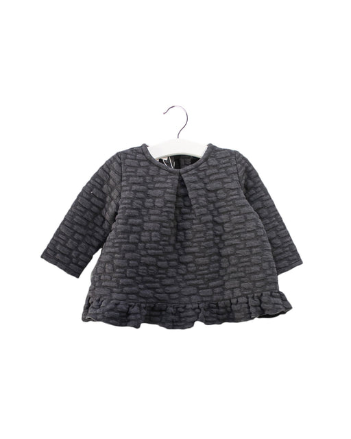 A Grey Long Sleeve Tops from Fina Ejerique in size 2T for girl. (Front View)