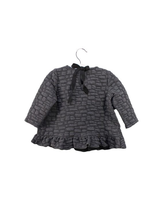 A Grey Long Sleeve Tops from Fina Ejerique in size 2T for girl. (Back View)