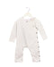 A White Long Sleeve Jumpsuits from Petit Bateau in size 6-12M for boy. (Front View)