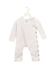 A White Long Sleeve Jumpsuits from Petit Bateau in size 6-12M for boy. (Front View)
