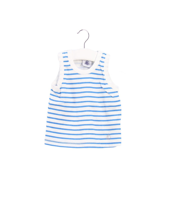 A Blue Shorts Sets from Petit Bateau in size 3-6M for boy. (Front View)