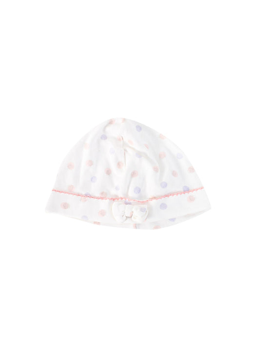 A Ivory Beanies from CIGOGNE Bébé in size O/S for girl. (Front View)