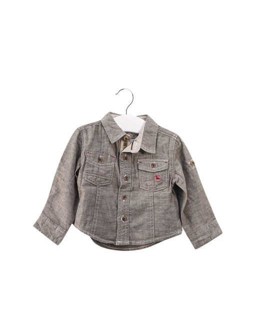A Brown Shirts from PONEY in size 0-3M for boy. (Front View)