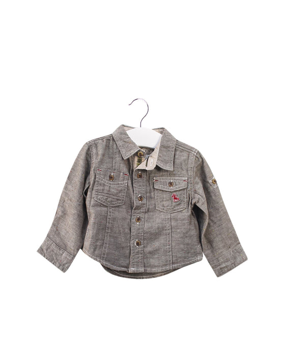 A Brown Shirts from PONEY in size 0-3M for boy. (Front View)