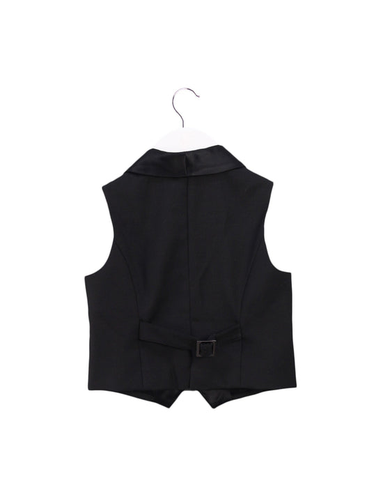 A Black Suit Vests from Nicholas & Bears in size 12-18M for boy. (Back View)