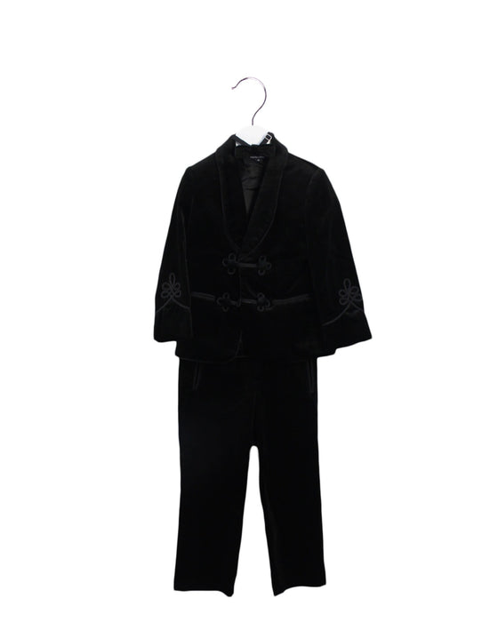 A Black Suits from Nicholas & Bears in size 4T for boy. (Front View)