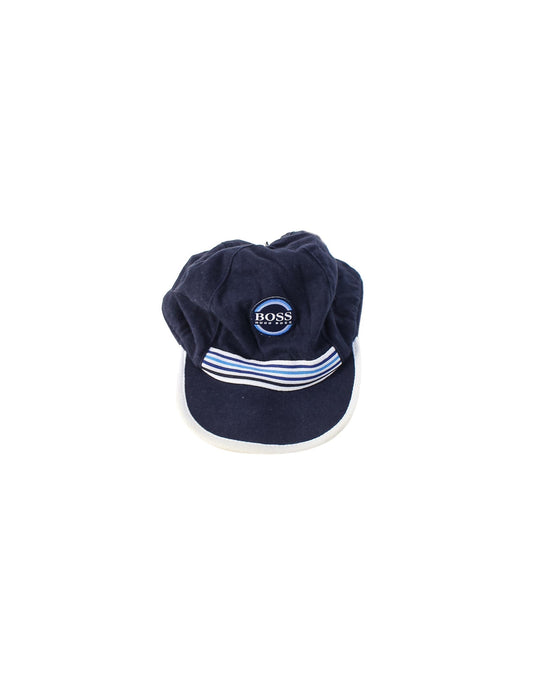 A Navy Sun Hats from Boss in size O/S for boy. (Front View)