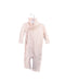 A Pink Long Sleeve Jumpsuits from Ralph Lauren in size 3-6M for girl. (Front View)