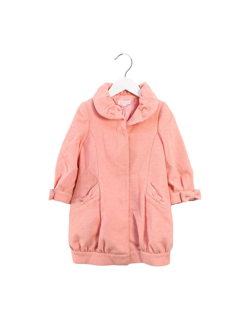 A Pink Coats from Nicholas & Bears in size 4T for girl. (Front View)