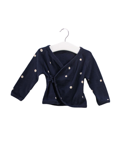 A Navy Long Sleeve Tops from COS in size 3-6M for girl. (Front View)