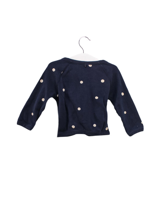 A Navy Long Sleeve Tops from COS in size 3-6M for girl. (Back View)