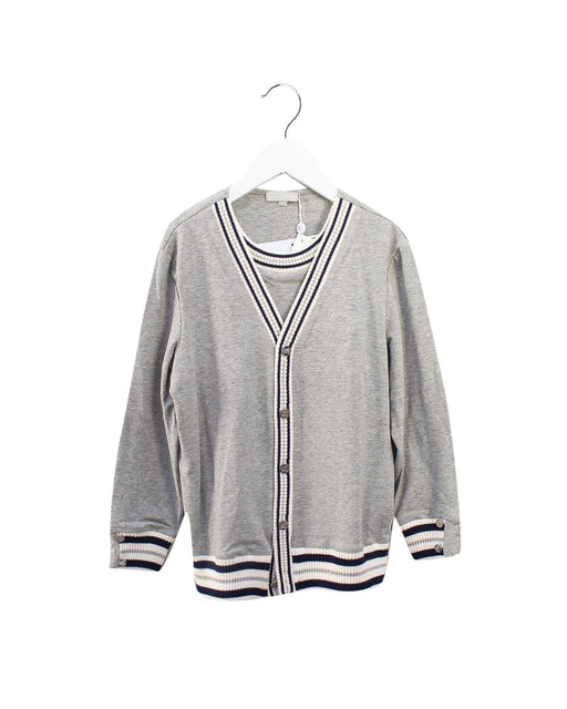A Grey Cardigans from Nicholas & Bears in size 6T for girl. (Front View)