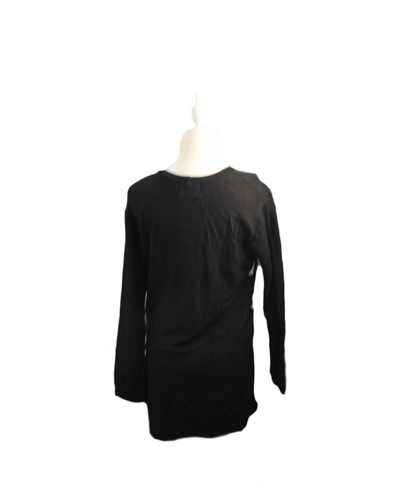 A Black Long Sleeve Tops from Monrow in size XS for maternity. (Back View)