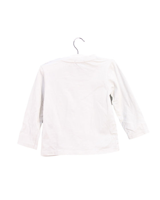 A White Long Sleeve Tops from Boss in size 12-18M for girl. (Back View)