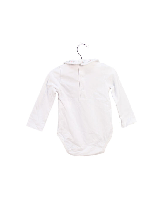 A White Long Sleeve Bodysuits from Confiture in size 3-6M for girl. (Back View)