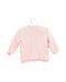 A Pink Cardigans from Petit Bateau in size 3-6M for girl. (Back View)