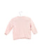A Pink Cardigans from Petit Bateau in size 3-6M for girl. (Back View)