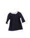 A Navy Long Sleeve Dresses from Chloe in size 6-12M for girl. (Back View)