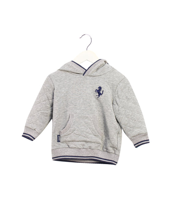 A Grey Sweatshirts from Ferrari in size 6-12M for boy. (Front View)