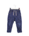 A Navy Casual Pants from Petit Bateau in size 12-18M for boy. (Front View)