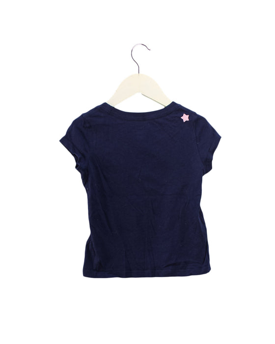 A Navy Short Sleeve T Shirts from Polo Ralph Lauren in size 3T for girl. (Back View)