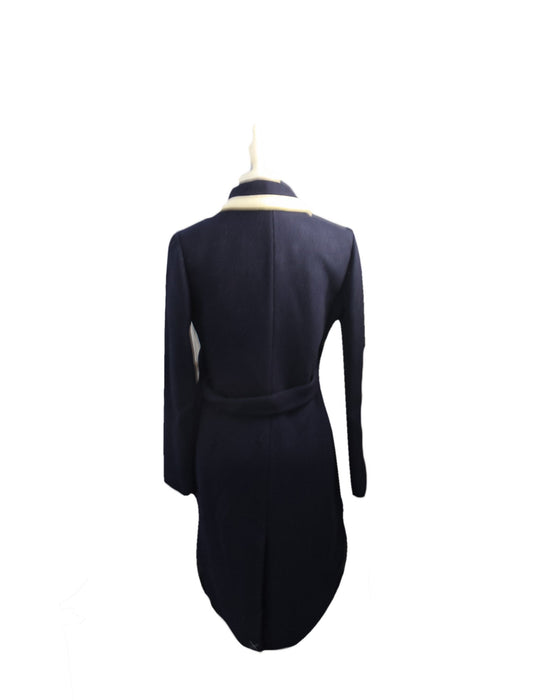 A Navy Coats from J.Crew Maternity in size XXS for maternity. (Back View)