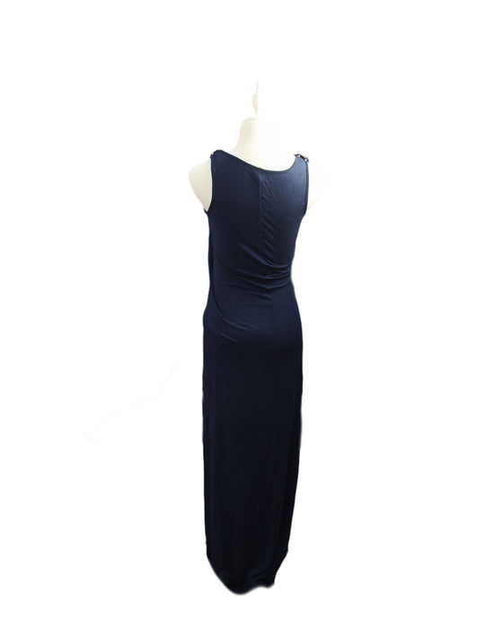 A Navy Sleeveless Dresses from Seraphine in size XS for maternity. (Back View)