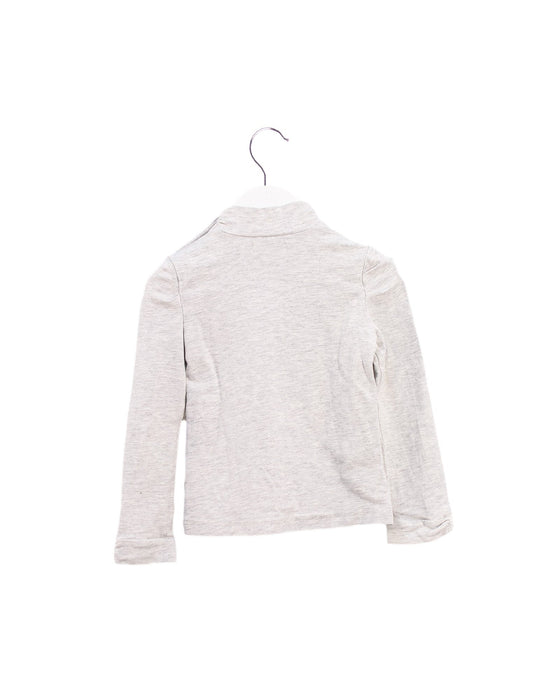 A Grey Long Sleeve Tops from Catimini in size 4T for girl. (Back View)