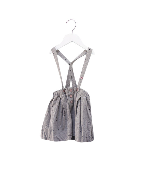 A Grey Overall Dresses from Buissonnière in size 2T for girl. (Front View)