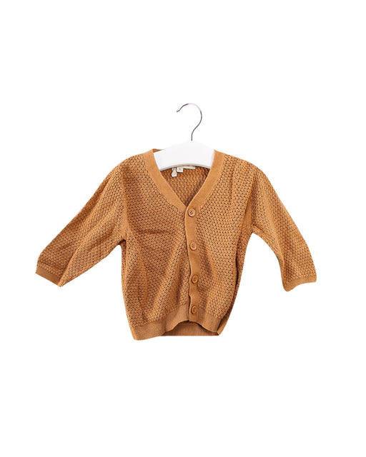 A Brown Cardigans from Caramel Baby & Child in size 3-6M for girl. (Front View)