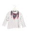 A White Long Sleeve Tops from La Compagnie des Petits in size 4T for girl. (Front View)