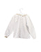 A White Long Sleeve Tops from Petit Bateau in size 3T for girl. (Back View)