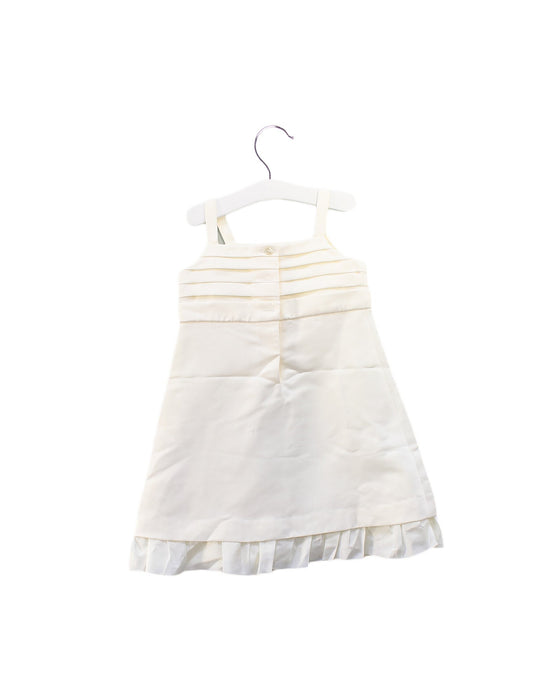 A Ivory Sleeveless Dresses from Nicholas & Bears in size 2T for girl. (Back View)