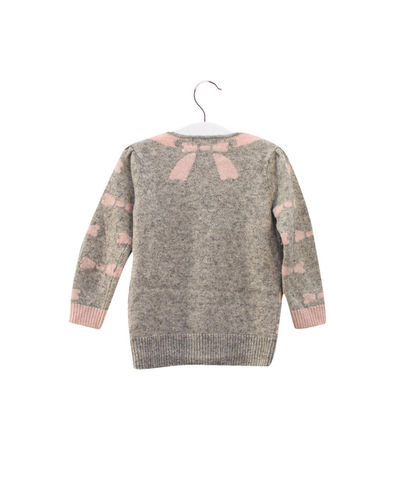 A Grey Cardigans from Nicholas & Bears in size 3T for girl. (Back View)