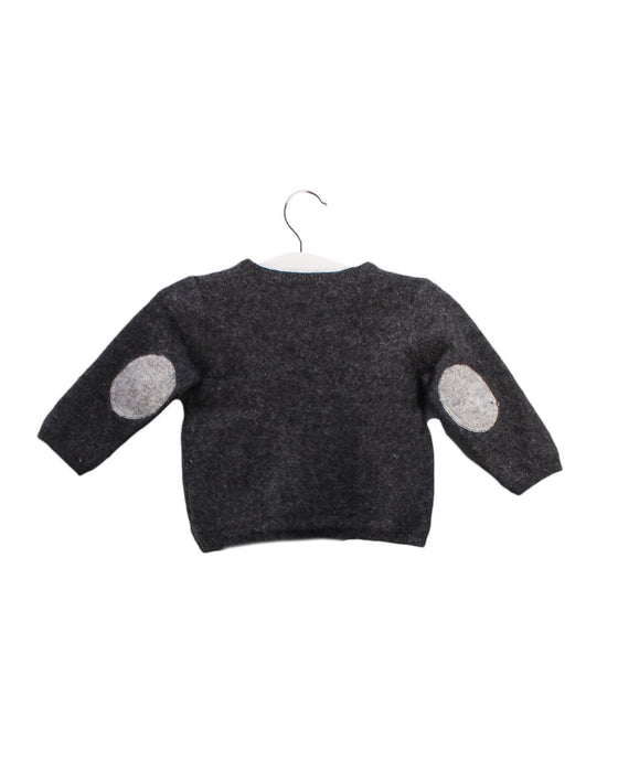 A Black Knit Sweaters from Bonpoint in size 6-12M for girl. (Back View)