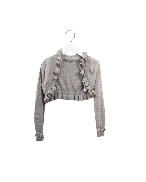 A Grey Cardigans from Nicholas & Bears in size 6T for girl. (Front View)
