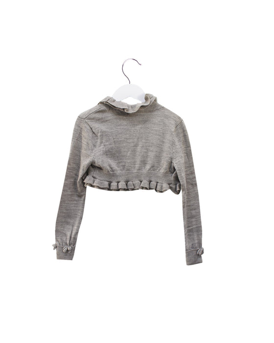 A Grey Cardigans from Nicholas & Bears in size 6T for girl. (Back View)