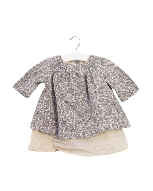 A Grey Long Sleeve Tops from Bonpoint in size 12-18M for girl. (Front View)
