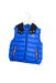 A Blue Vests from Moncler in size 2T for boy. (Front View)