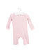 A Pink Long Sleeve Jumpsuits from The Little White Company in size 0-3M for girl. (Front View)