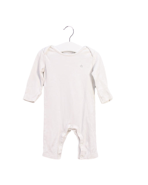 A White Long Sleeve Jumpsuits from The Little White Company in size 0-3M for neutral. (Front View)