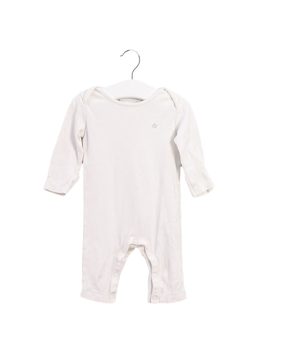 A White Long Sleeve Jumpsuits from The Little White Company in size 0-3M for neutral. (Front View)