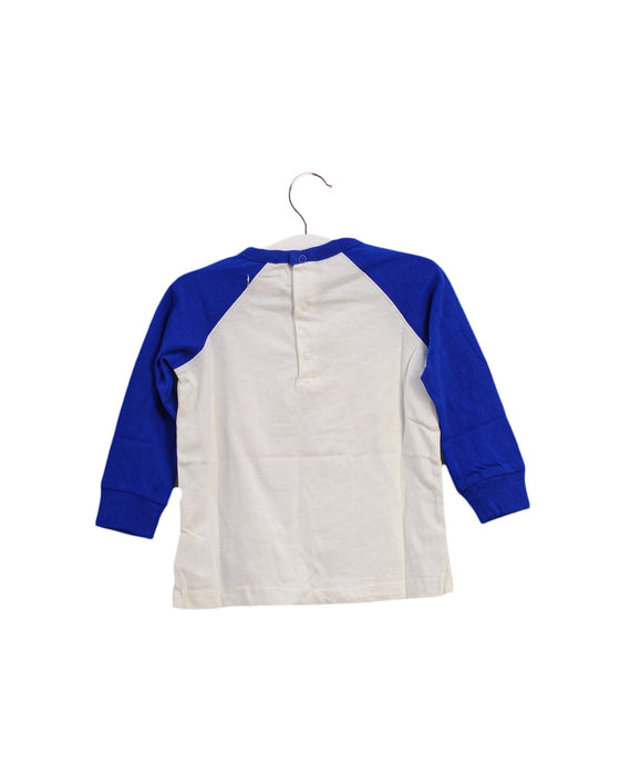 A Blue Long Sleeve Tops from Ralph Lauren in size 6-12M for boy. (Back View)