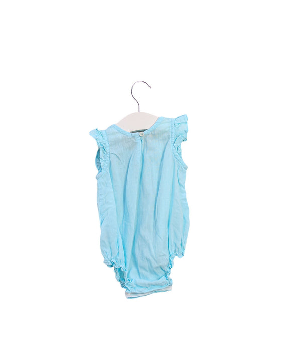 A Blue Rompers from Kidsagogo in size 0-3M for girl. (Back View)