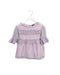 A Purple Short Sleeve Tops from Velveteen in size 10Y for girl. (Front View)