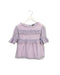 A Purple Short Sleeve Tops from Velveteen in size 10Y for girl. (Front View)