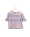 A Purple Short Sleeve Tops from Velveteen in size 10Y for girl. (Back View)